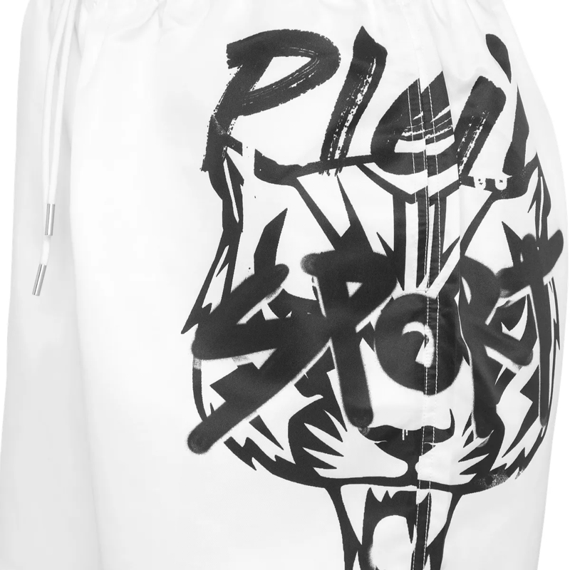 Plein Sport Shorts Jogging-Shorts weiss(Image 3)