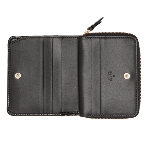 Gucci Portefeuille à deux volets GG Marmont Mini Wallet Black (Image 5)