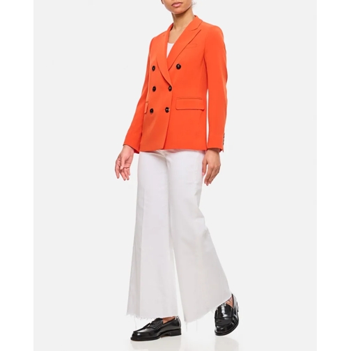 Alberto Biani Blazer Tailored Double-Breasted Jacket Orange (Image 2)