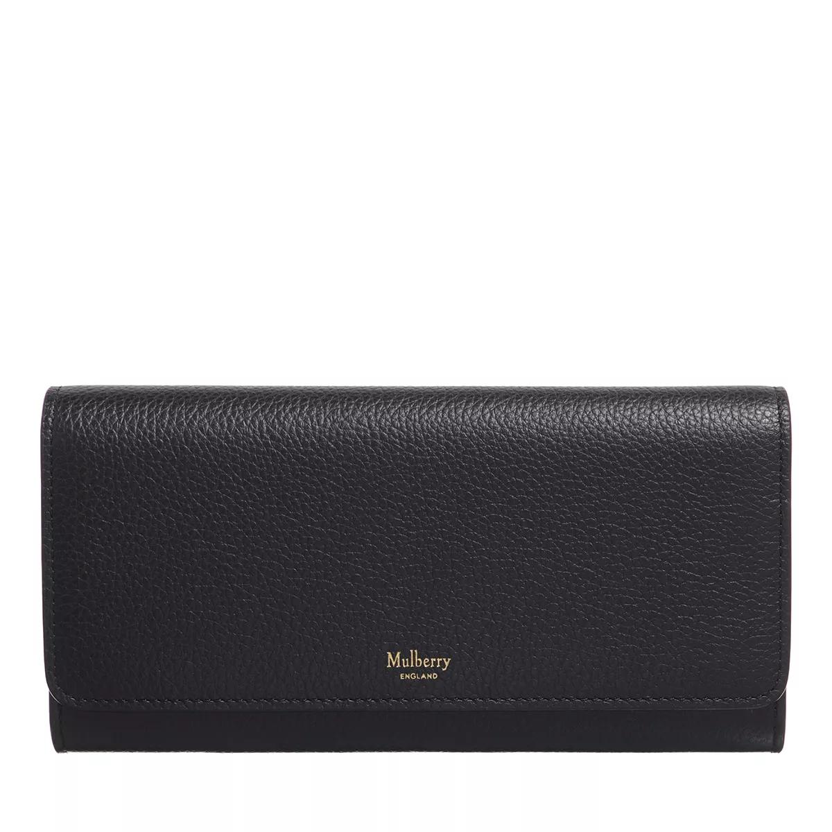 Mulberry Portemonnaie - Continental Wallet Classic Grain - Gr. unisize - in Schwarz - für Damen