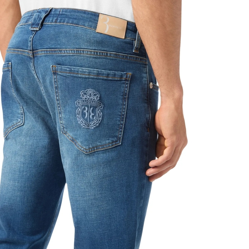 BILLIONAIRE Jeans mit geradem Bein Jeans Regular Fit blau(Image 4)