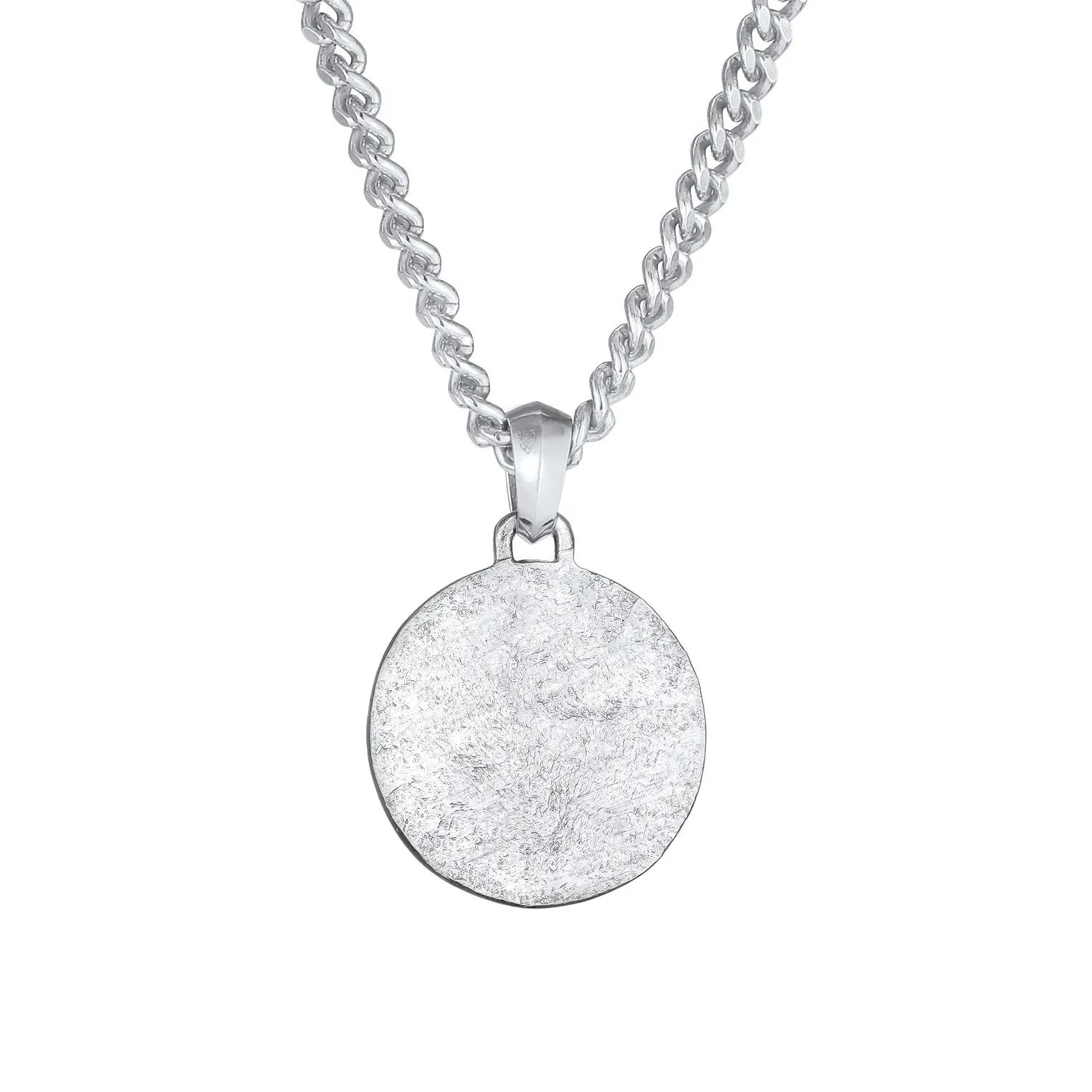 Thumbnail - Kuzzoi Halsketten - Halskette Herren Panzerkette Kompass Cool Massiv 9 - Gr. unisize - in Silber - für Damen