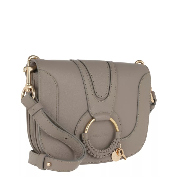 See By Chloe Hana Medium Shoulder Bag Motty Grey Crossbody Bag