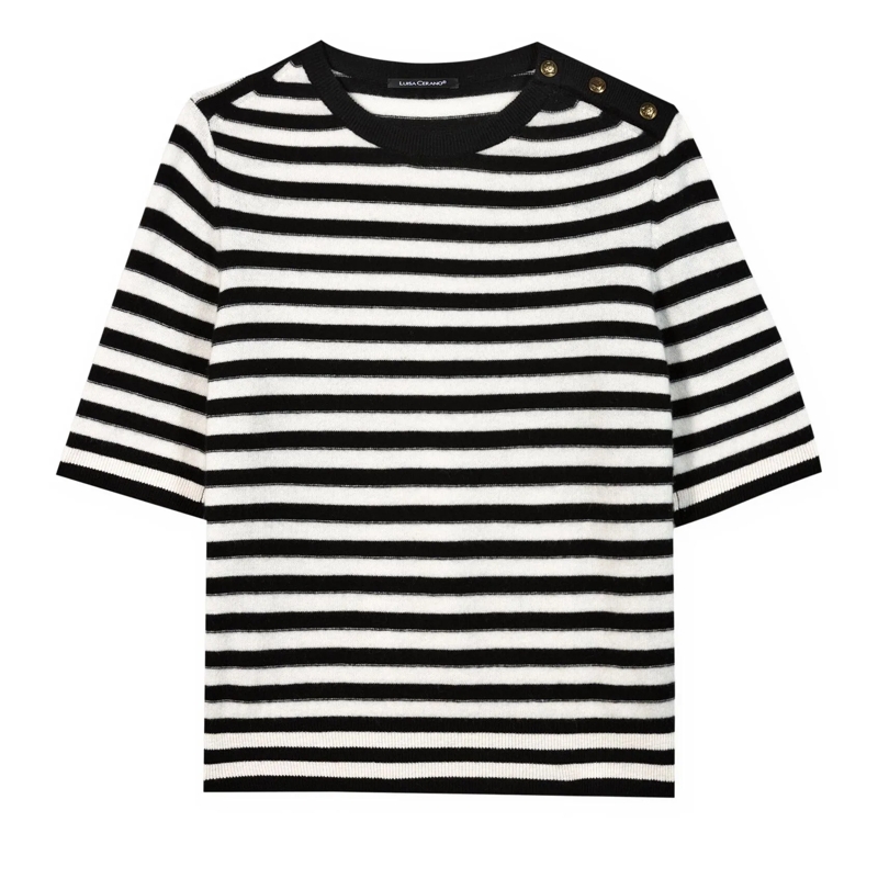 Luisa Cerano Pullover Pullover aus Kaschmir-Mix dark blue