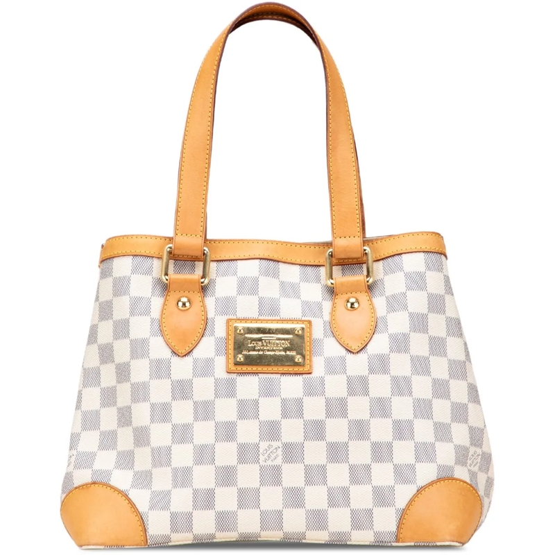 Louis Vuitton Shopper Damier Azur Hampstead PM weiß