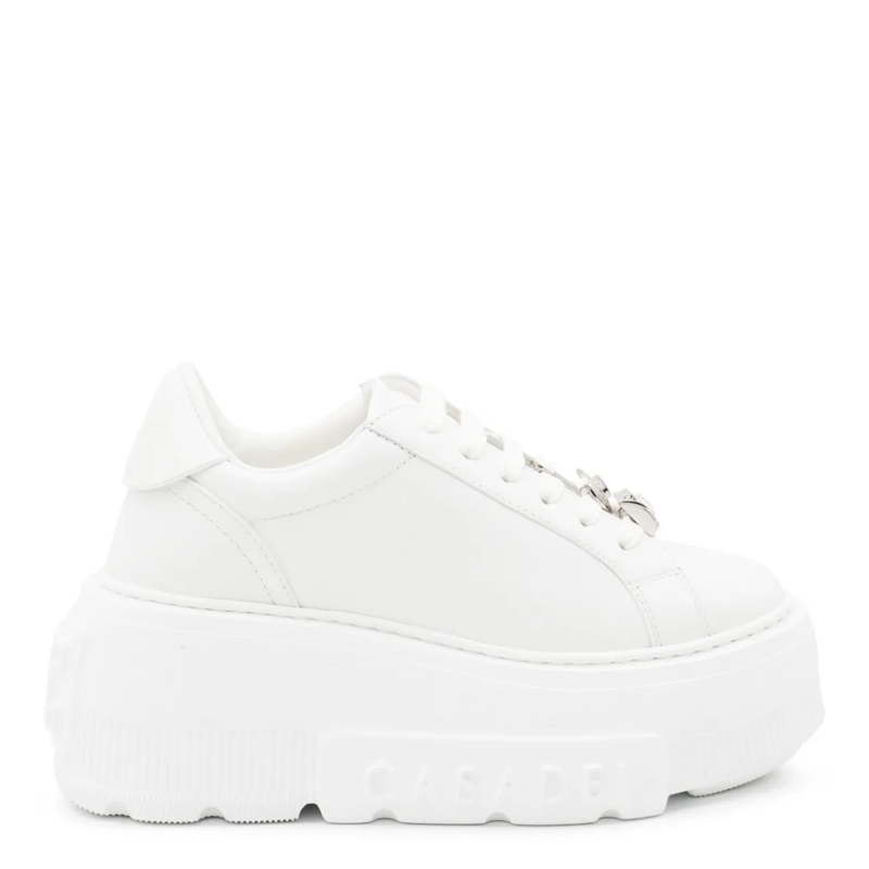 Casadei Lage-top sneaker White Leather Sneakers White