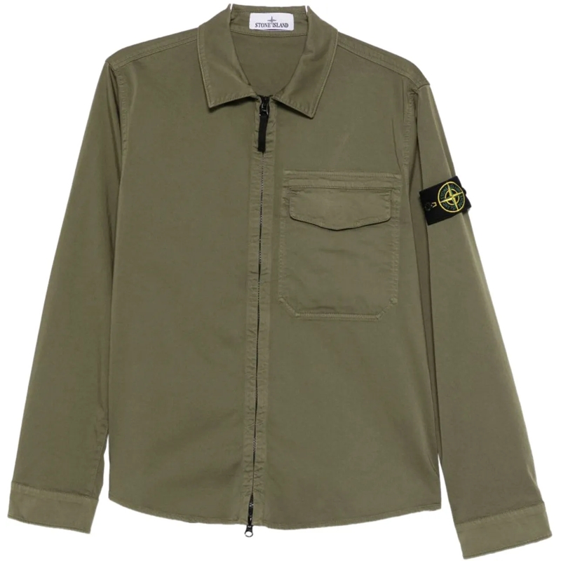 Stone Island Legeres Oberteil Shirts Green grün