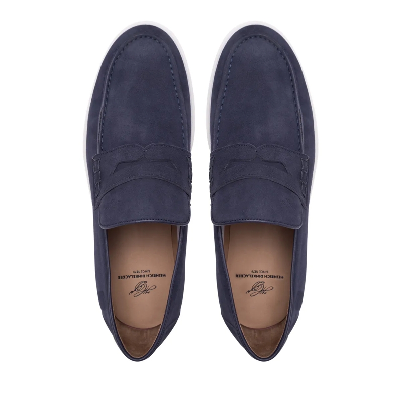 Heinrich Dinkelacker Loafer Loafer Genua Penny Loafer V dunkel-blau(Image 7)