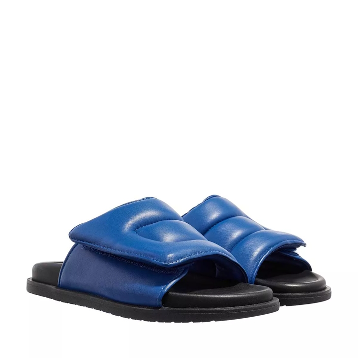 Royal blue sale slide sandals