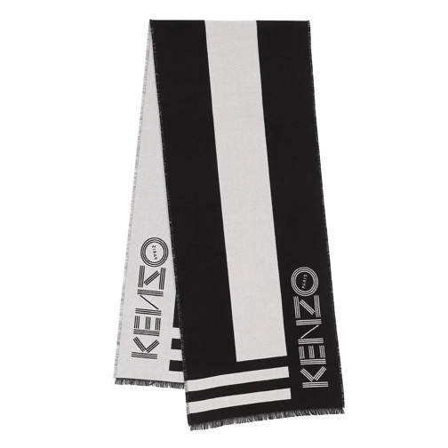 Kenzo Kenzo Sport Scarf Black Wollen Sjaal