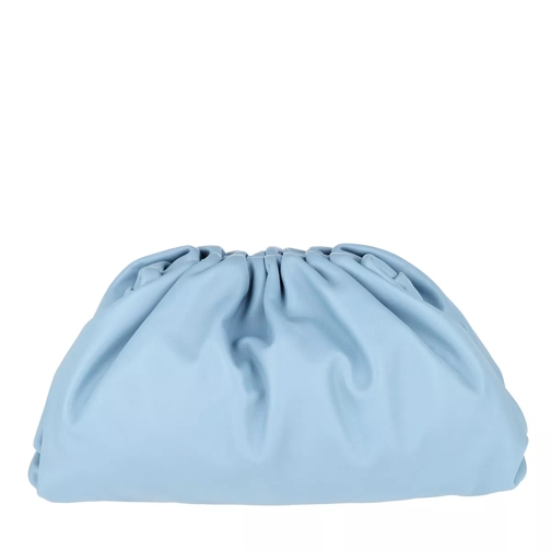 Bottega Veneta Pouch Bag Leather Ice Blue Clutch