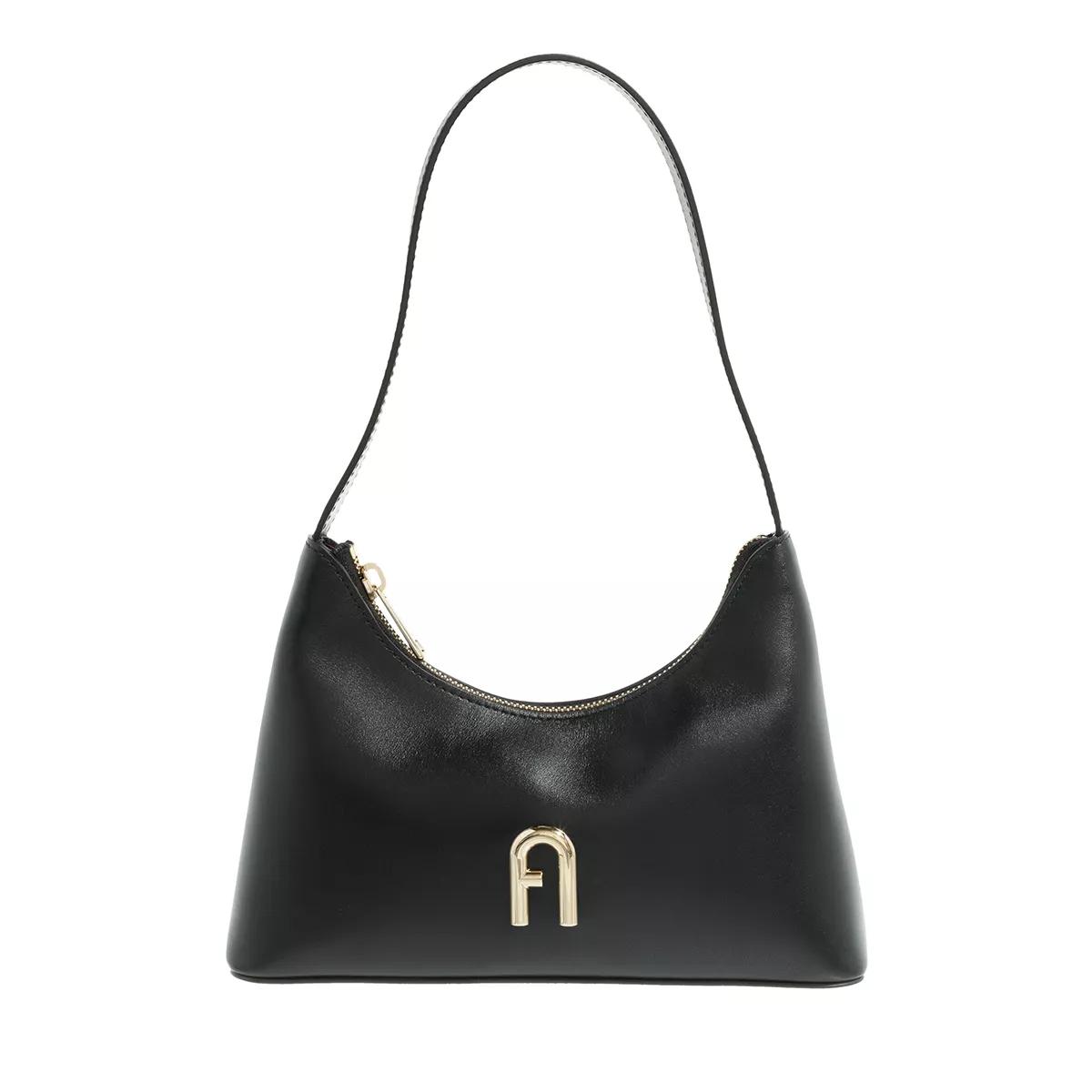 Furla Furla Diamante Mini Shoulder Bag Nero Hobo Bag