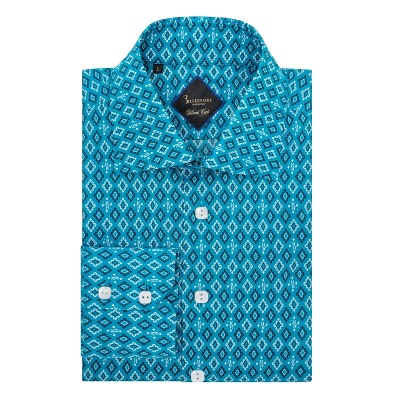 BILLIONAIRE Hemd Hemd Slim Fit türkis(Image 2)