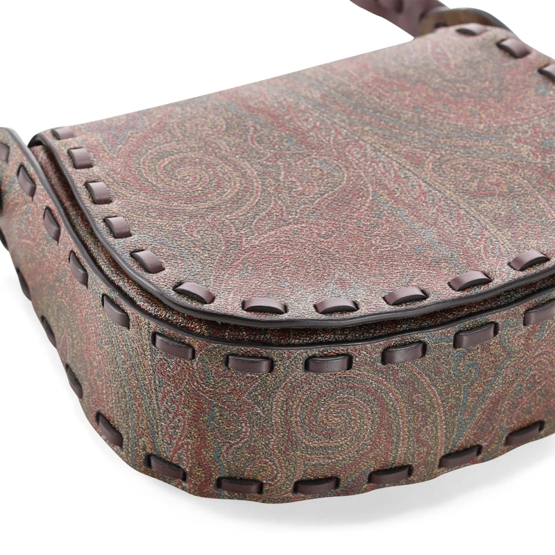 Etro Crossbody Bag Umhängetasche aus Leder braun(Image 3)