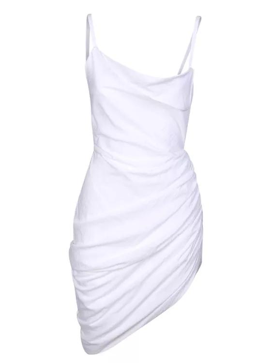 Jacquemus - White Saudade Mini Dress - Größe 36 - weiß