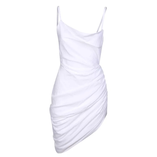 Jacquemus White Saudade Mini Dress White Mini robes