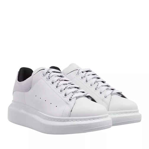 Alexander McQueen Leather Sneaker Larry White/ Lilac Low-Top Sneaker