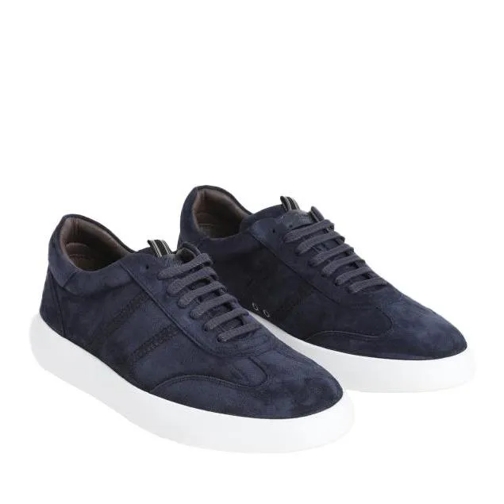 Brioni New Cassette Sneakers Blue scarpa da ginnastica bassa