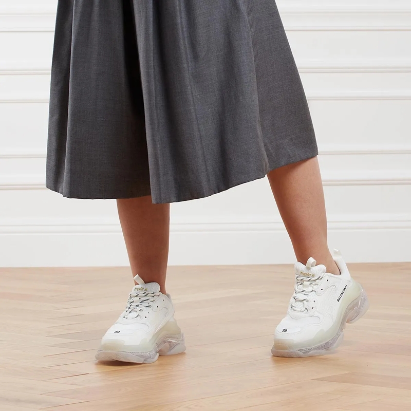 Balenciaga Low-Top-Sneaker Triple S Sneaker White(Image 2)