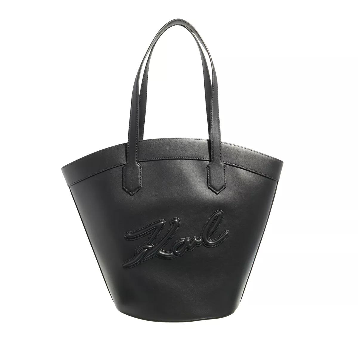 Karl Lagerfeld Tote - K/Signature Tulip Md Tote - Gr. unisize - in Schwarz - für Damen