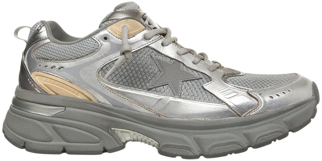 Golden Goose Low-Top Sneaker - Sneakers 'Lightstar' - Gr. 42 (EU) - in Beige - für Herren