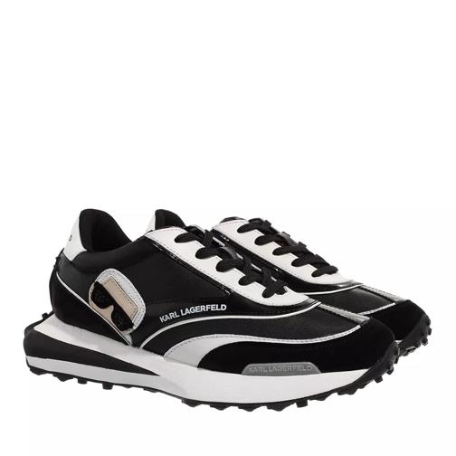 Karl Lagerfeld ZONE Ikon Low Runner Black Leather & Suede lage-top sneaker