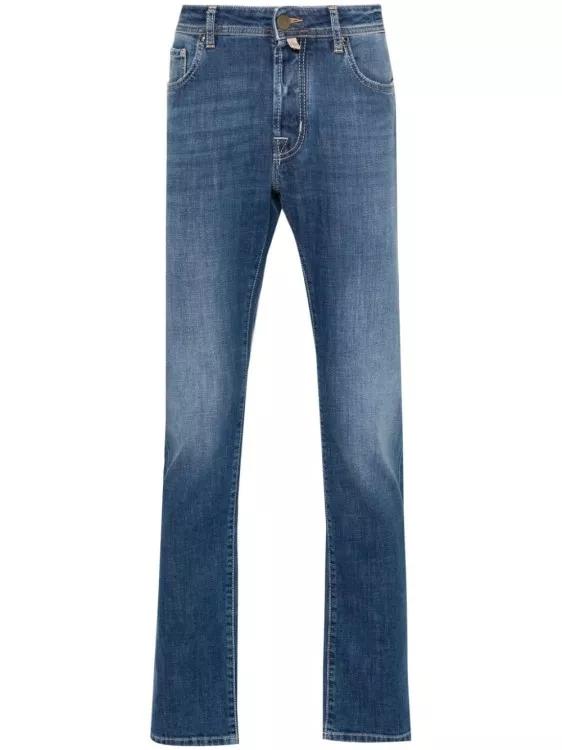 Jacob Cohen - Medium Blue Stretch-Cotton Jeans - Größe 32 - green