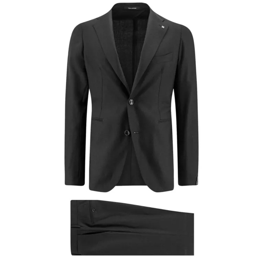 Tagliatore Classic Lapel Wool And Cashmere Suit Grey Combinazioni di abiti