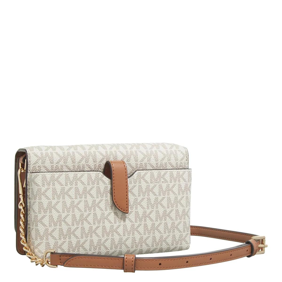 Michael Kors Clutches Sm Phn Chn Xbody in crème