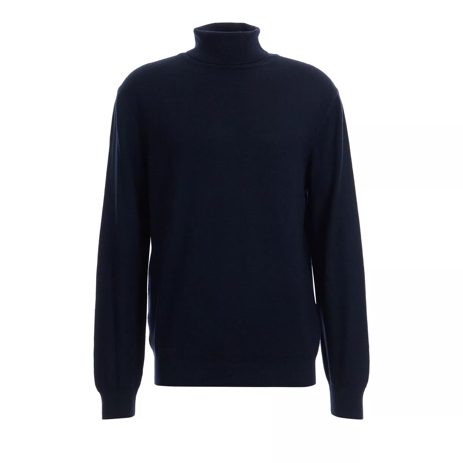 Boglioli - ROLLKRAGEN PULLOVER - Größe XXL - blau