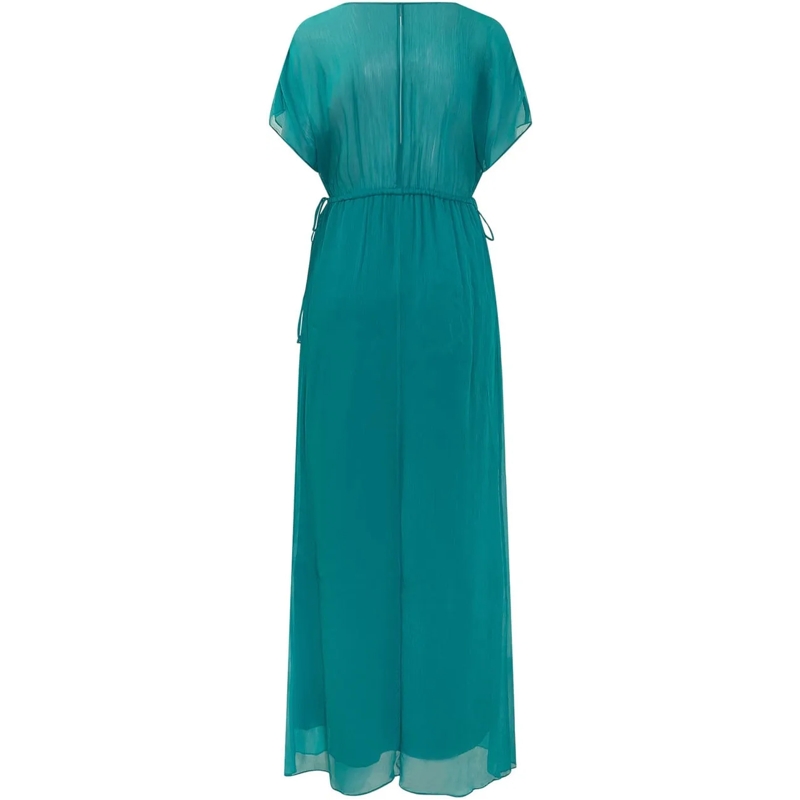 Pinko Maxikleid Abito Tubino con Spalline e Catene grün(Image 2)