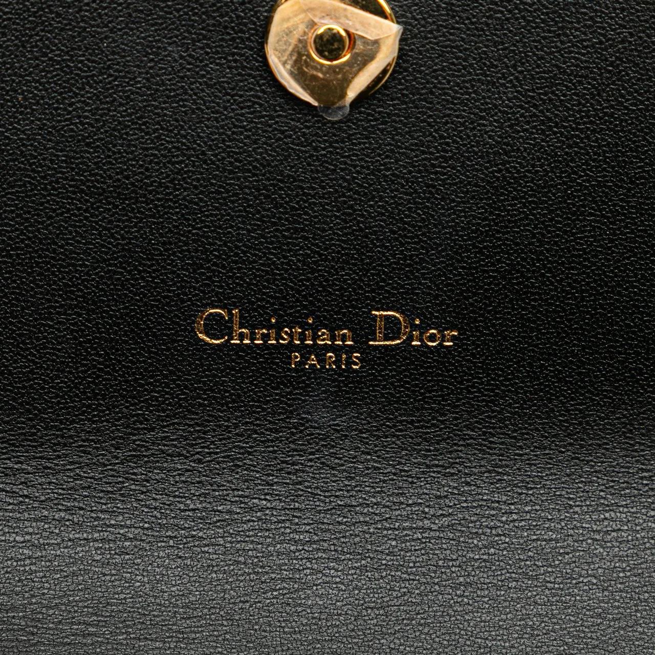 Thumbnail - Christian Dior Bauchtaschen - Calfskin Cannage Caro Chain Belt Bag - Gr. ONE SIZE - in Schwarz - für Damen