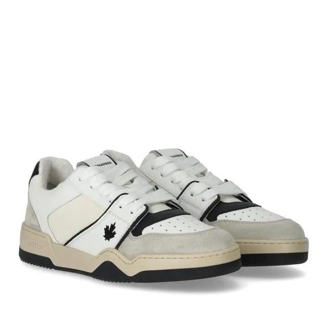 Dsquared2 Sneakers - Spiker White Black Sneaker - Gr. 44 (EU) - in Weiß - für Damen