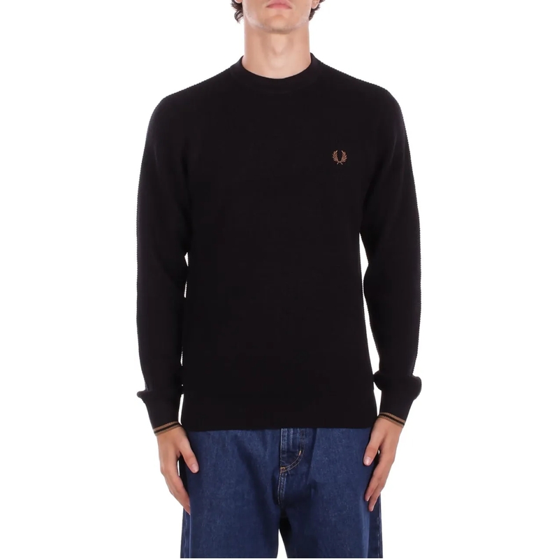 Fred Perry Pull Sweaters Black schwarz