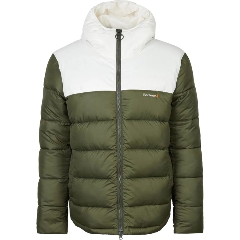 Barbour Donsjas Hike Baffle Quilted Jacket grün