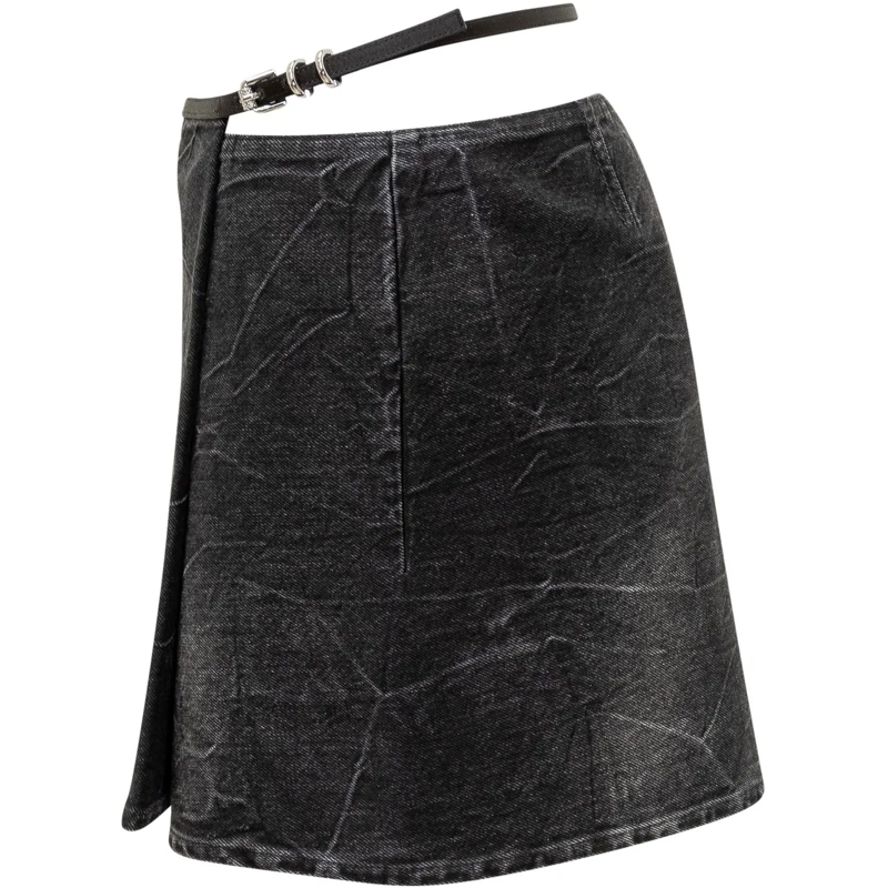 Givenchy Minijupe Minigonna in Jeans dunkelgrau(Image 3)