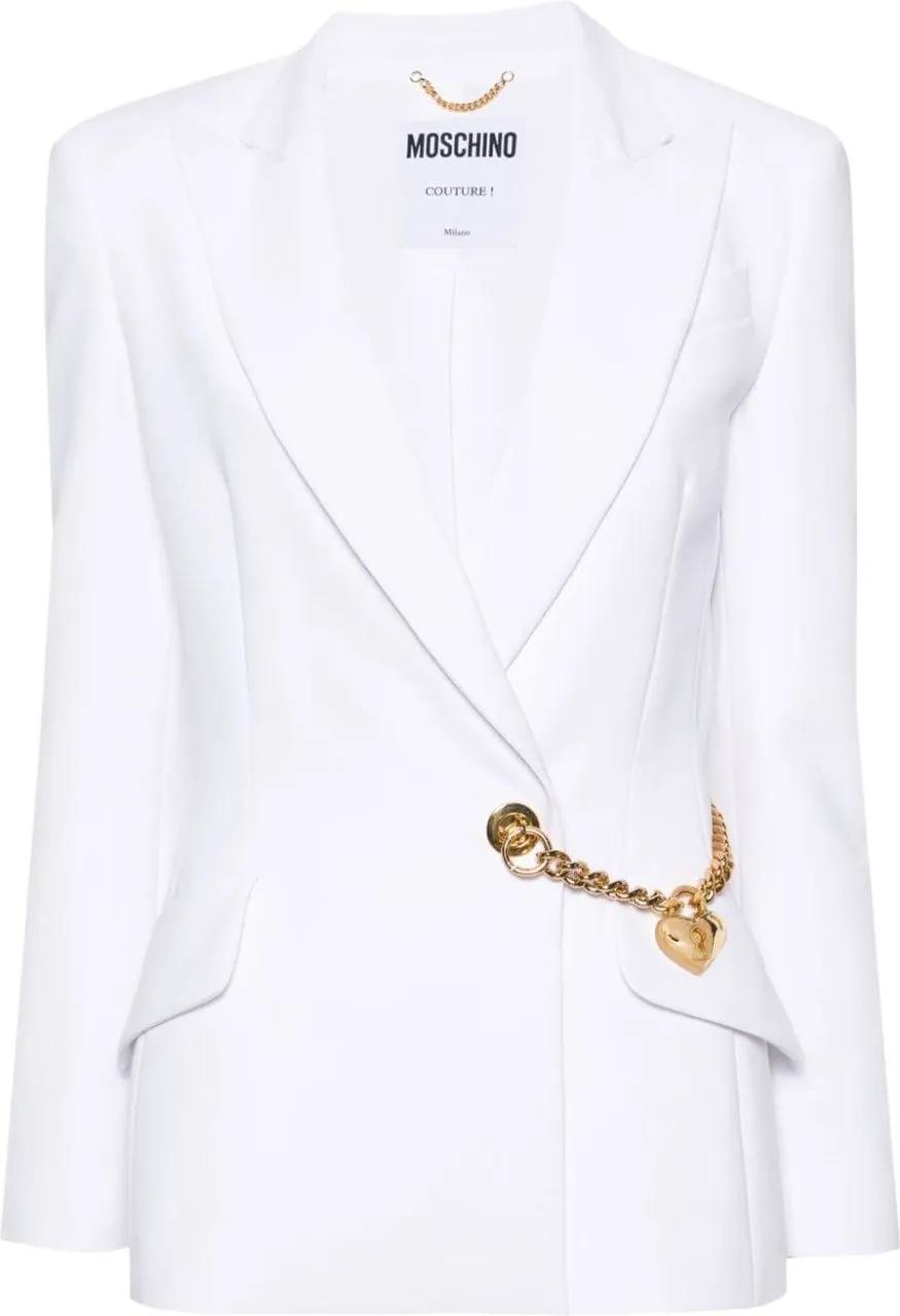 Moschino - Jackets White - Größe 40 - weiß