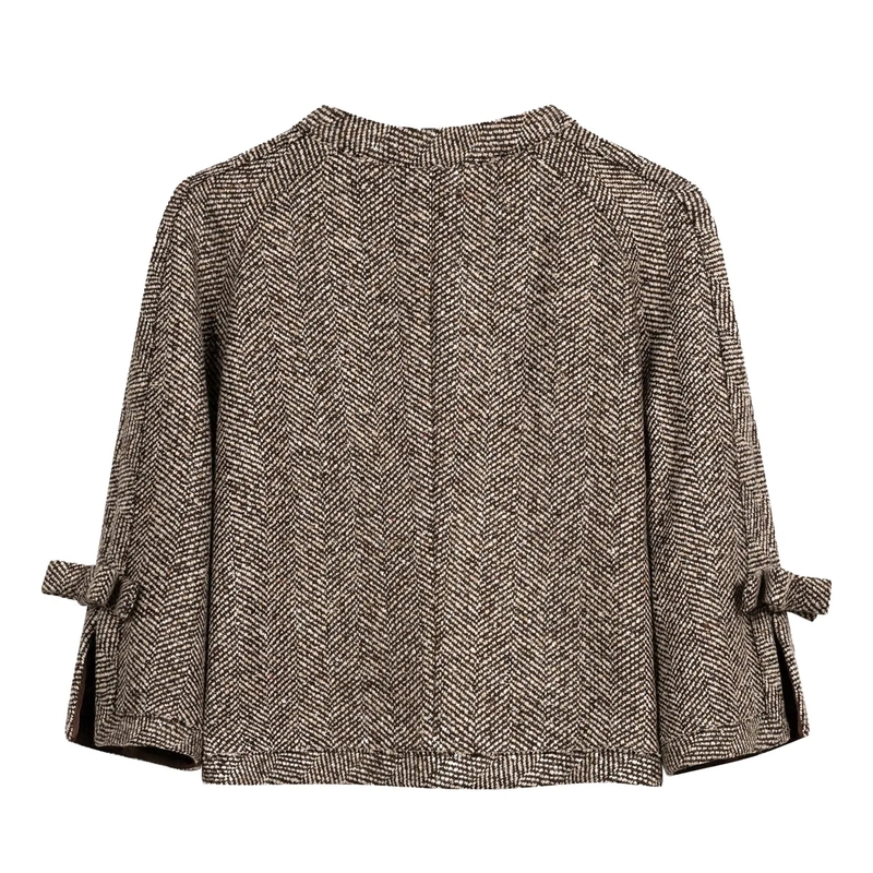 Luisa Cerano jas Fischgrat-Jacke butter yellow(Image 6)