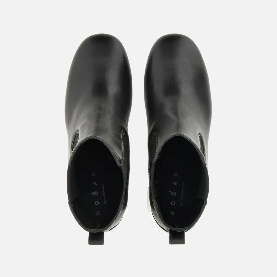 Thumbnail - Hogan Stiefel - Timeless Black Ankle Boots - Gr. 40 (EU) - in Schwarz - für Damen