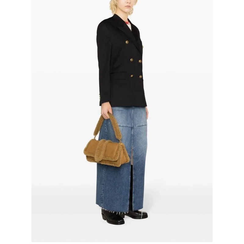Golden Goose Blazer Double Breasted Blazer With Gold Bottons Black(Image 3)