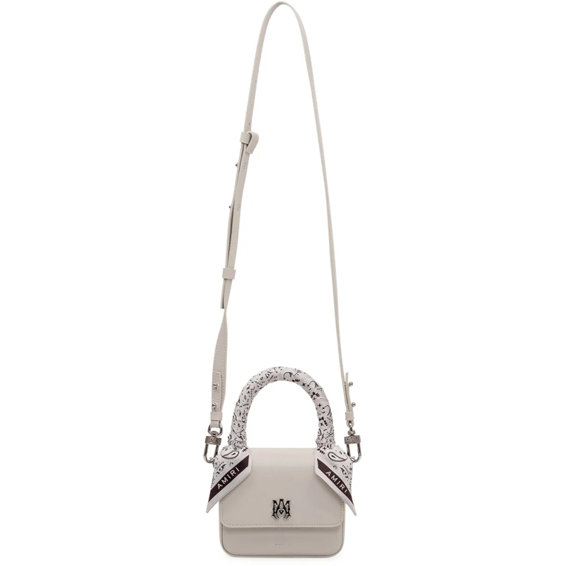 Amiri Fourre-tout Borsa Micro MA con Foulard taupe(Image 2)