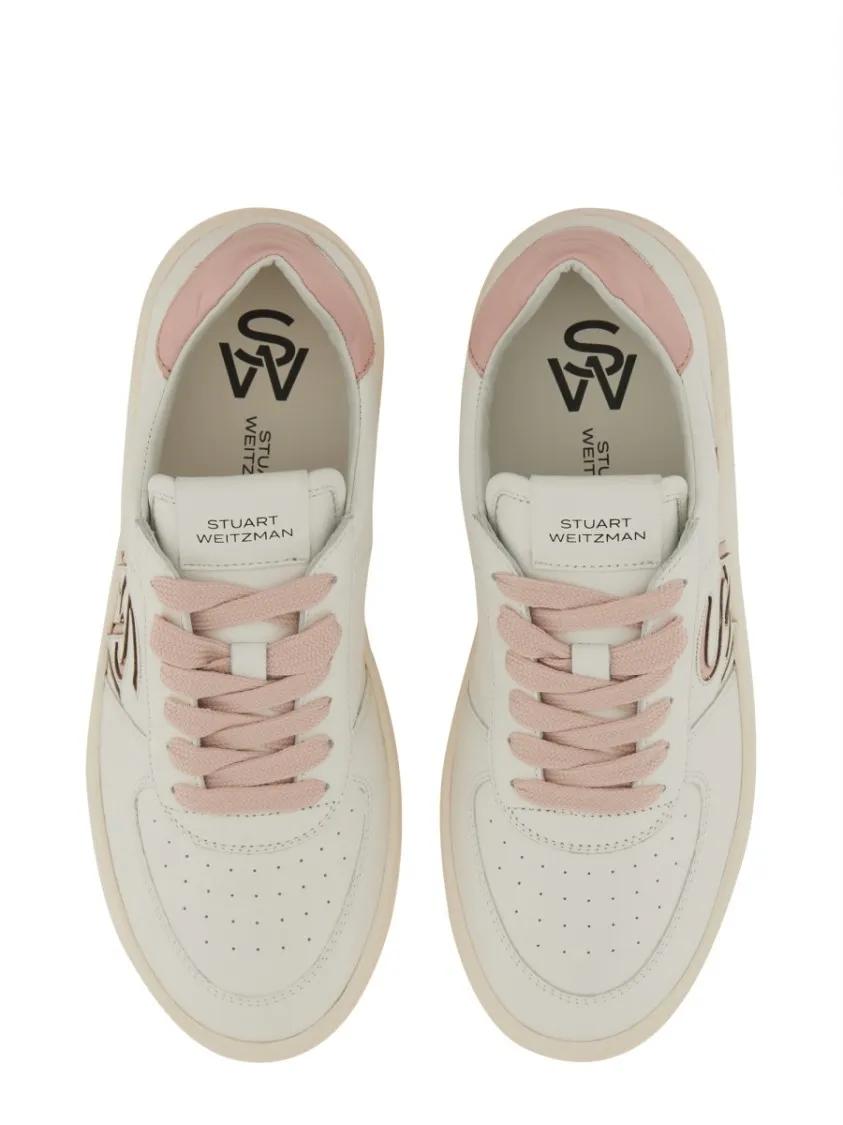 Thumbnail - Stuart Weitzman Low-Top Sneaker - Sneaker With Logo - Gr. 36 (EU) - in Weiß - für Damen