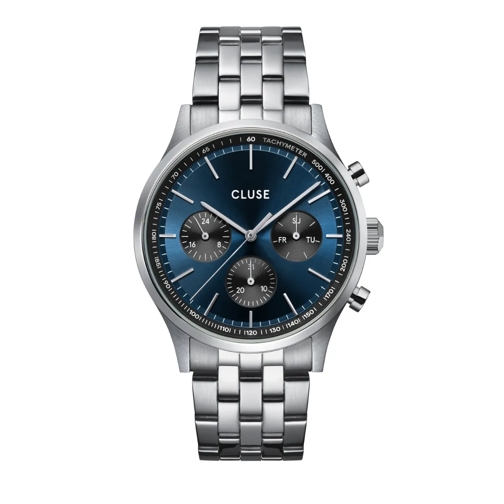 CLUSE Digitaluhr CLUSE Anthéor Multifunction Men's Watch CW21008 Silber farbend