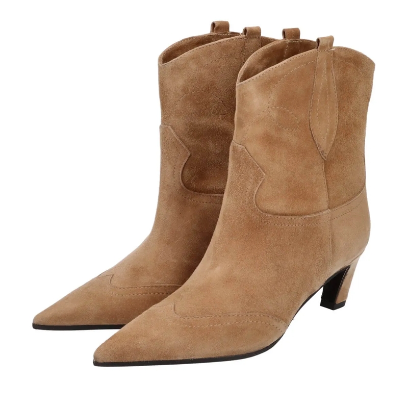 Thea Mika Cowboy-Stiefel Cowboy Boots hell-braun