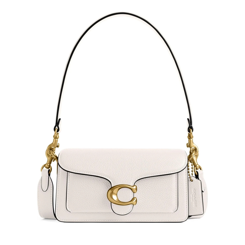 Coach Schultertasche Polished Pebble Leather Tabby Shoulder Bag 20 Refr Chalk