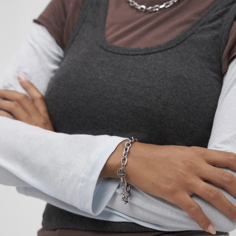 Copenhagen Armband Edelstahl Basic Chains silber(Image 2)