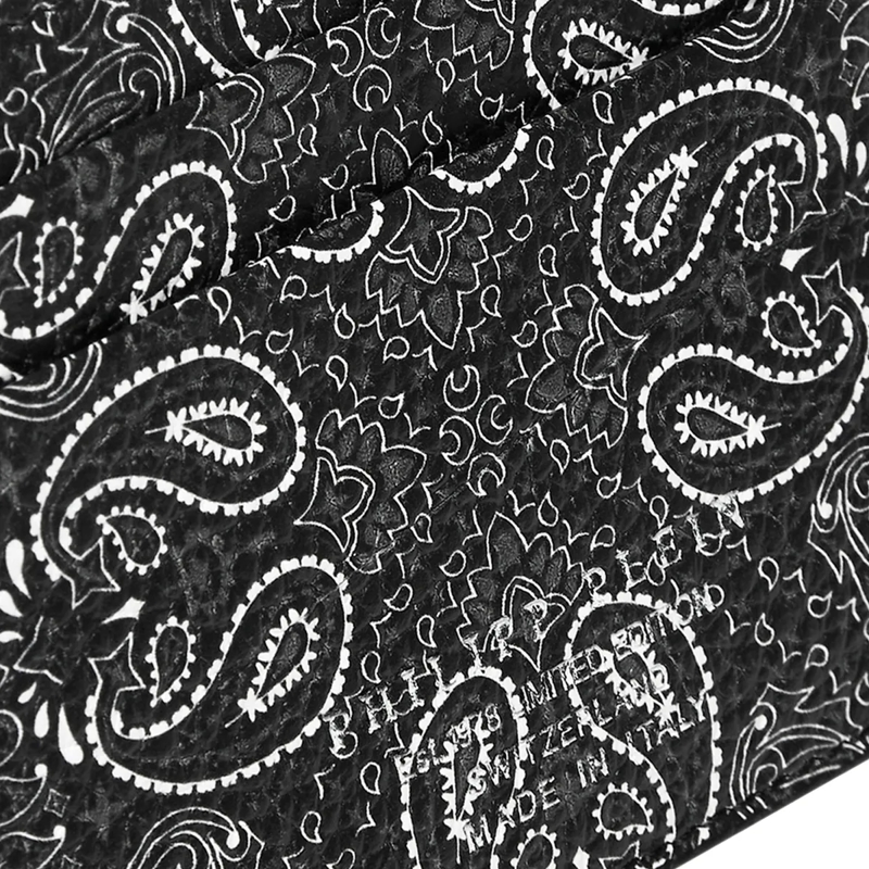 Philipp Plein Geldbörse Kartenetui Paisley schwarz(Image 3)