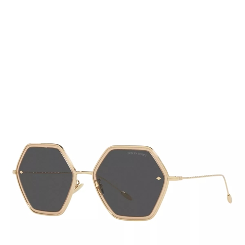 Giorgio Armani 0AR6130 Sunglasses Pale Gold Sunglasses