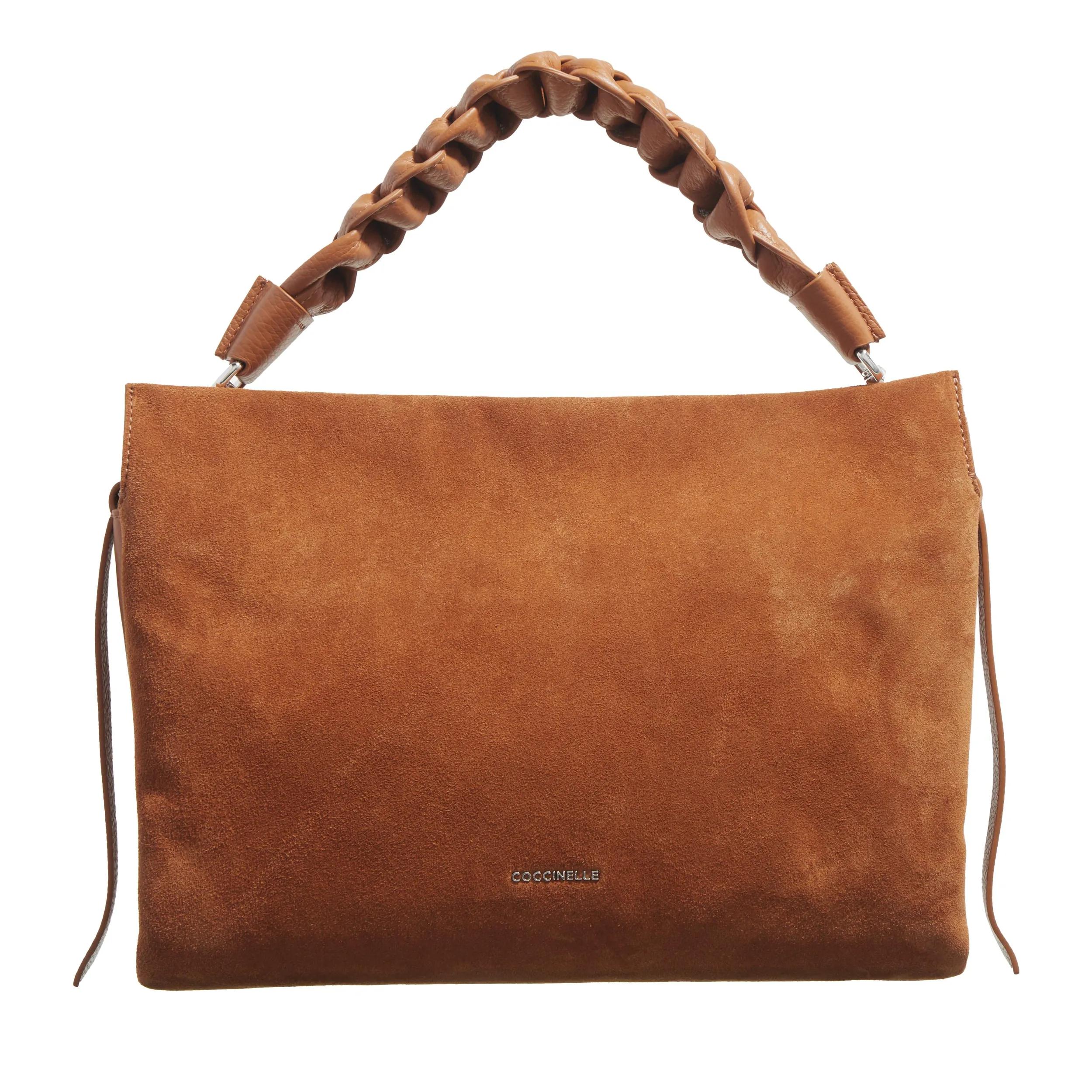 Coccinelle Crossbody Bags - Boheme Suede Bimaterial - Gr. unisize - in Cognacbraun - für Damen