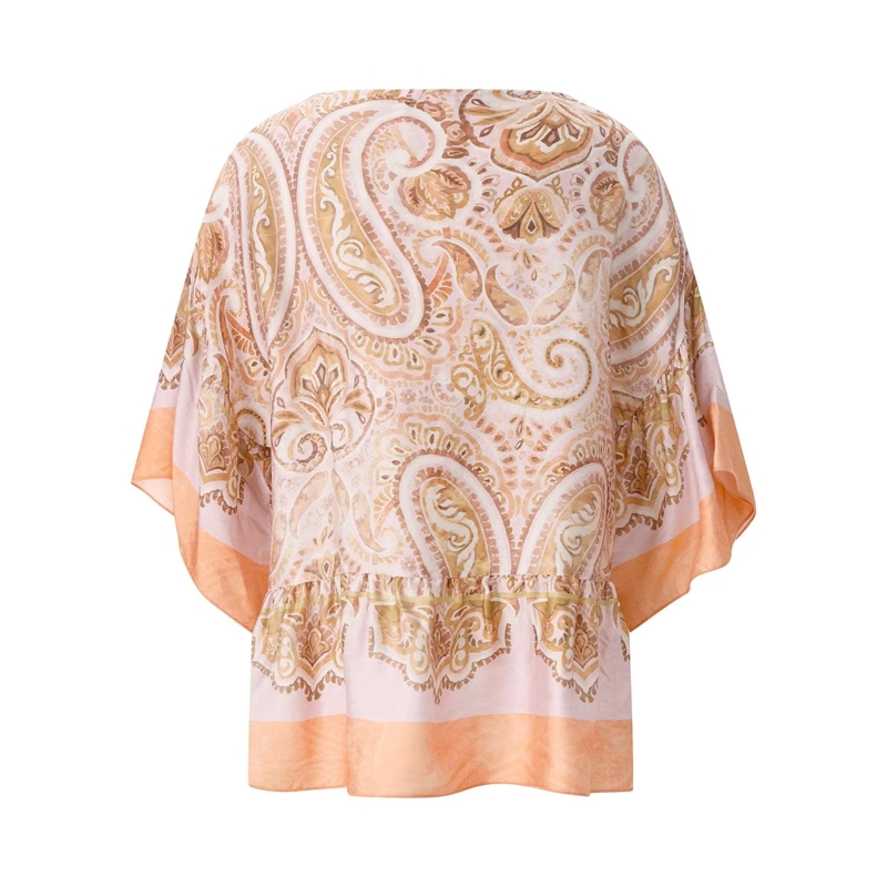 Emily can den Bergh Bluse Bluse mit Muster orange(Image 2)